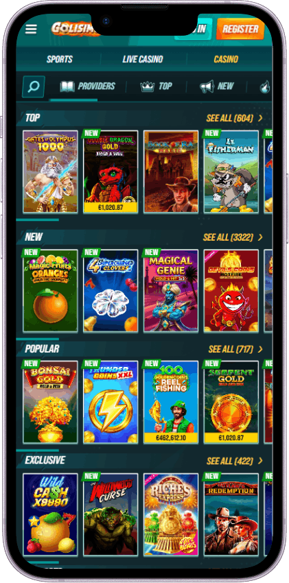 Golisimo Casino Games